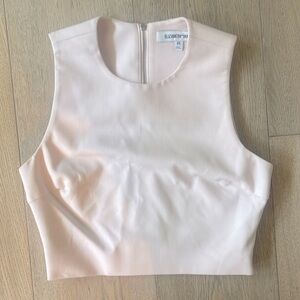 Elizabeth and James crop top light pink